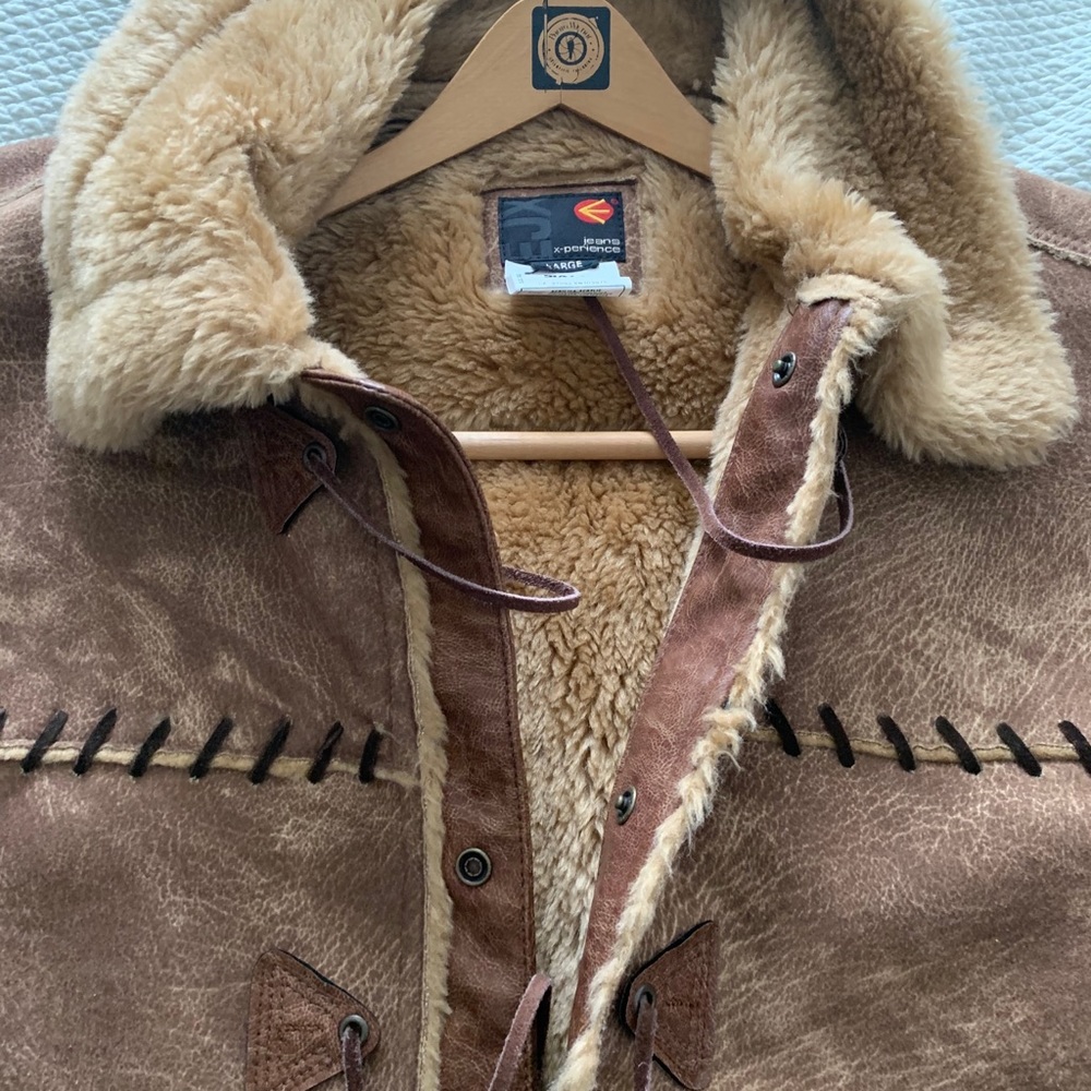 Miss Sixty EJX Acrylic/Polyester shearling Jacket size L